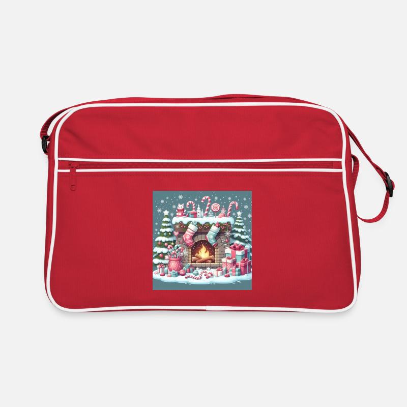 Weihnachts Design 5 Retro Tasche