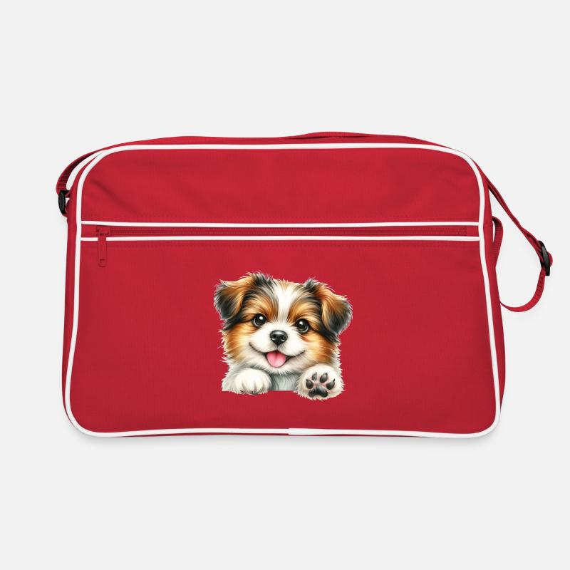 Chien mignon Sac Retro