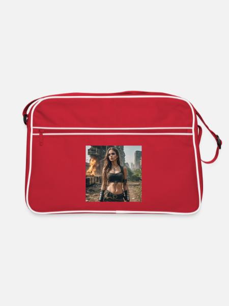 Apocalypse woman - Retro Bag - red/white