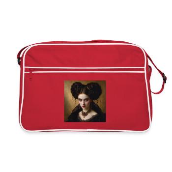 Female Vampire - Retro Bag - red/white - Front