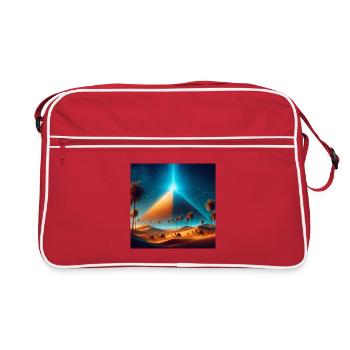 Pyramid 5 - Retro Bag - red/white - Front
