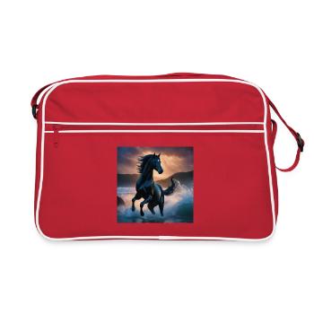 Cheval - Sac Retro - rouge/blanc - Devant