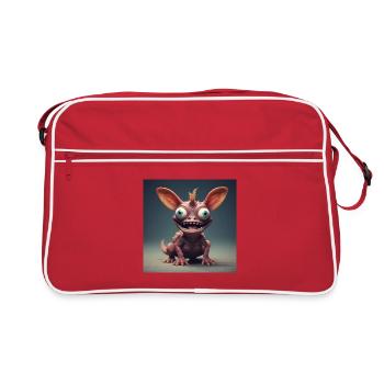 Créature joyeuse - Sac Retro - rouge/blanc - Devant