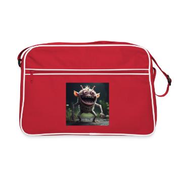 Créature joyeuse - Sac Retro - rouge/blanc - Devant