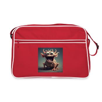 Créature joyeuse - Sac Retro - rouge/blanc - Devant