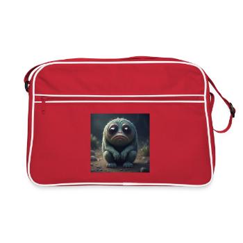 Triste créature - Sac Retro - rouge/blanc - Devant