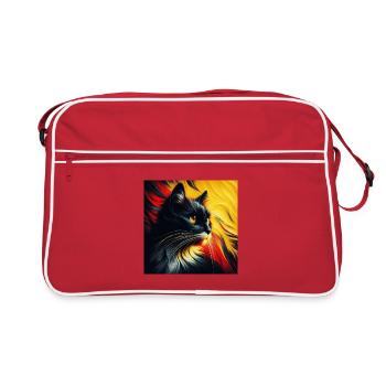 Cat 2 1 - Retro Bag - red/white - Front