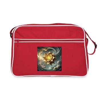 Fleur d’Or Cosmique - Sac Retro - rouge/blanc - Devant