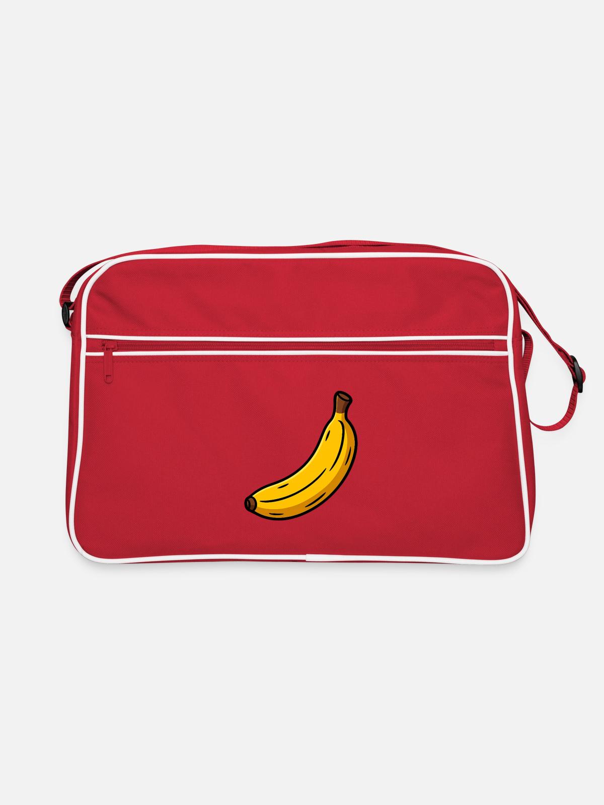 Banane Classique - Sac Retro - rouge/blanc - Devant