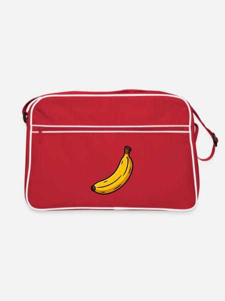 Banane Classique - Sac Retro - rouge/blanc - Devant