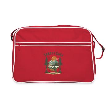 Take It Easy - Retro Bag - red/white - Front