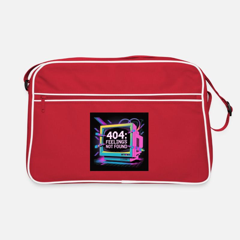 Neon 404 : l’absence de sentiments dans le monde numérique Sac Retro