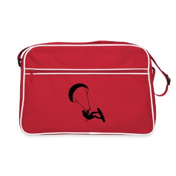 Kiters. Kitesurf - Sac Retro - rouge/blanc - Devant