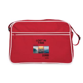 Lost Time: Miami Waves Triptych - Retro Bag - red/white - Front