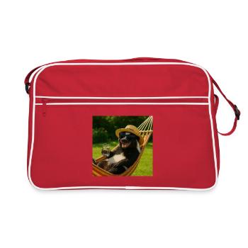 Refroidissement de la mouffette - Sac Retro - rouge/blanc - Devant