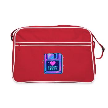 Pixel Heart Save My Heart - Sac Retro - rouge/blanc - Devant