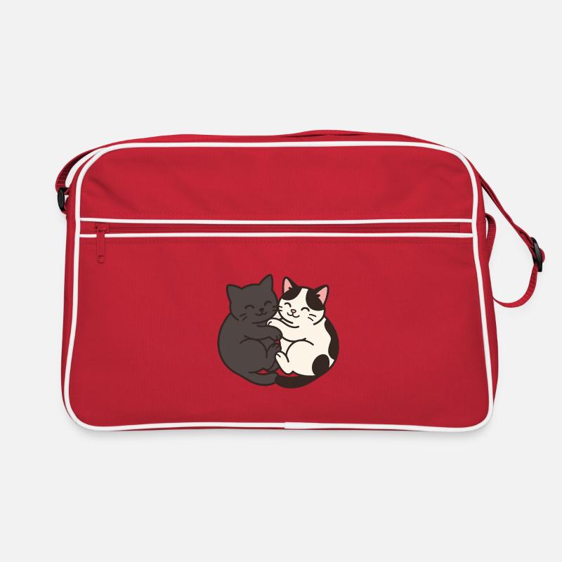 Katzen Retro Tasche