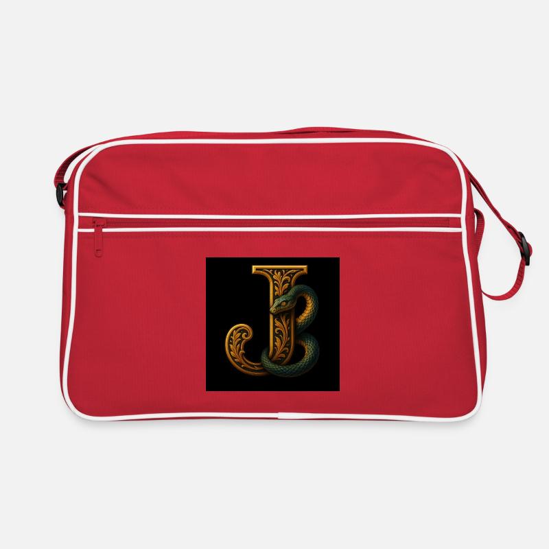 J – Magic Ornament with Basilisk Retro Bag