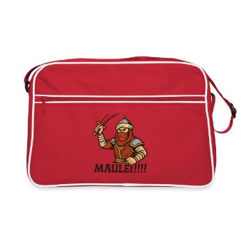 Arab Warrior – « Maulei !! » - Sac Retro - rouge/blanc - Devant