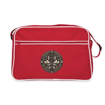 Wilson Vikings Shield Design - Retro Bag - red/white - Front