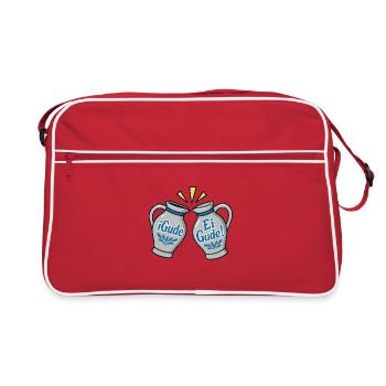 iGude-vs-Ei-Gude - Sac Retro - rouge/blanc - Devant