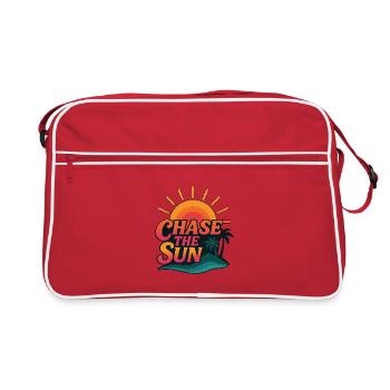 Tropical Sun - Retro Bag - red/white - Front