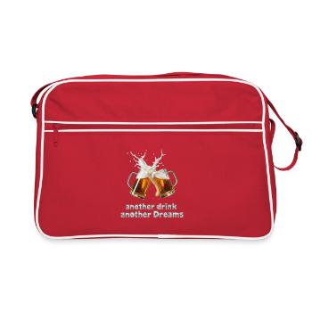 Normandie disign shoping  - Sac Retro - rouge/blanc - Devant