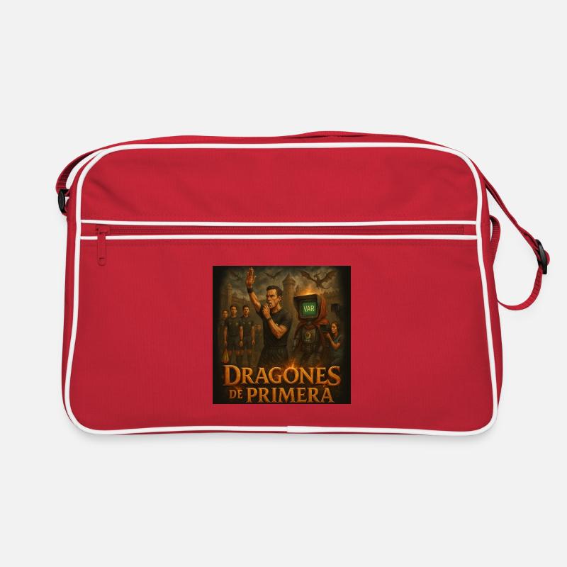 Erstklassige Drachen Retro Tasche