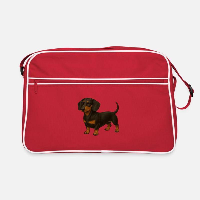 Dackel Retro Tasche