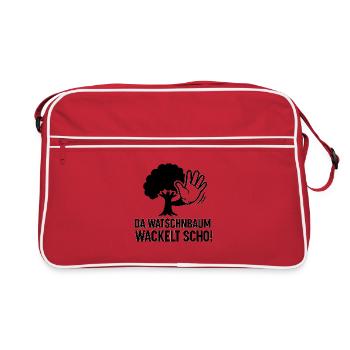Waddle tree wobbles beautifully - Retro Bag - red/white - Front