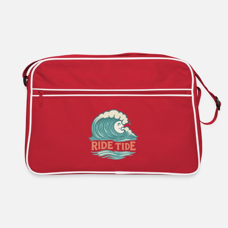 Ride Tide – Conception de vagues de surf Sac Retro