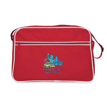 Destination New York - Sac Retro - rouge/blanc - Devant
