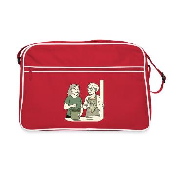Grandma Karin - Retro Bag - red/white - Front