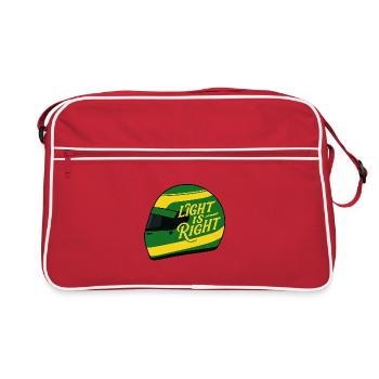 Light is right - Sac Retro - rouge/blanc - Devant