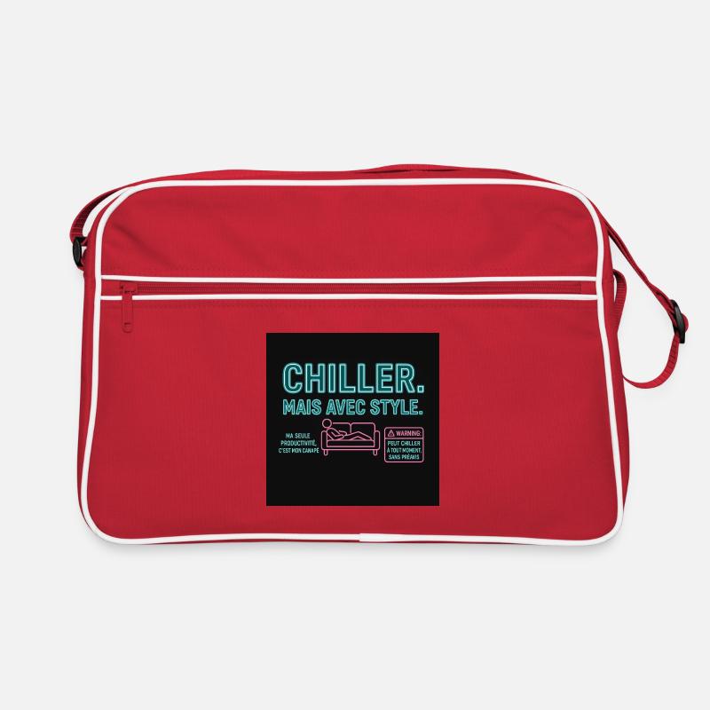 Chill, aber mit Neon-Style Retro Tasche
