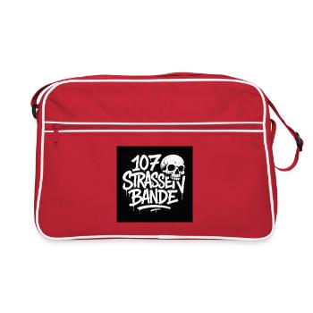 107 Street Gang Skull - Retro Bag - red/white - Front