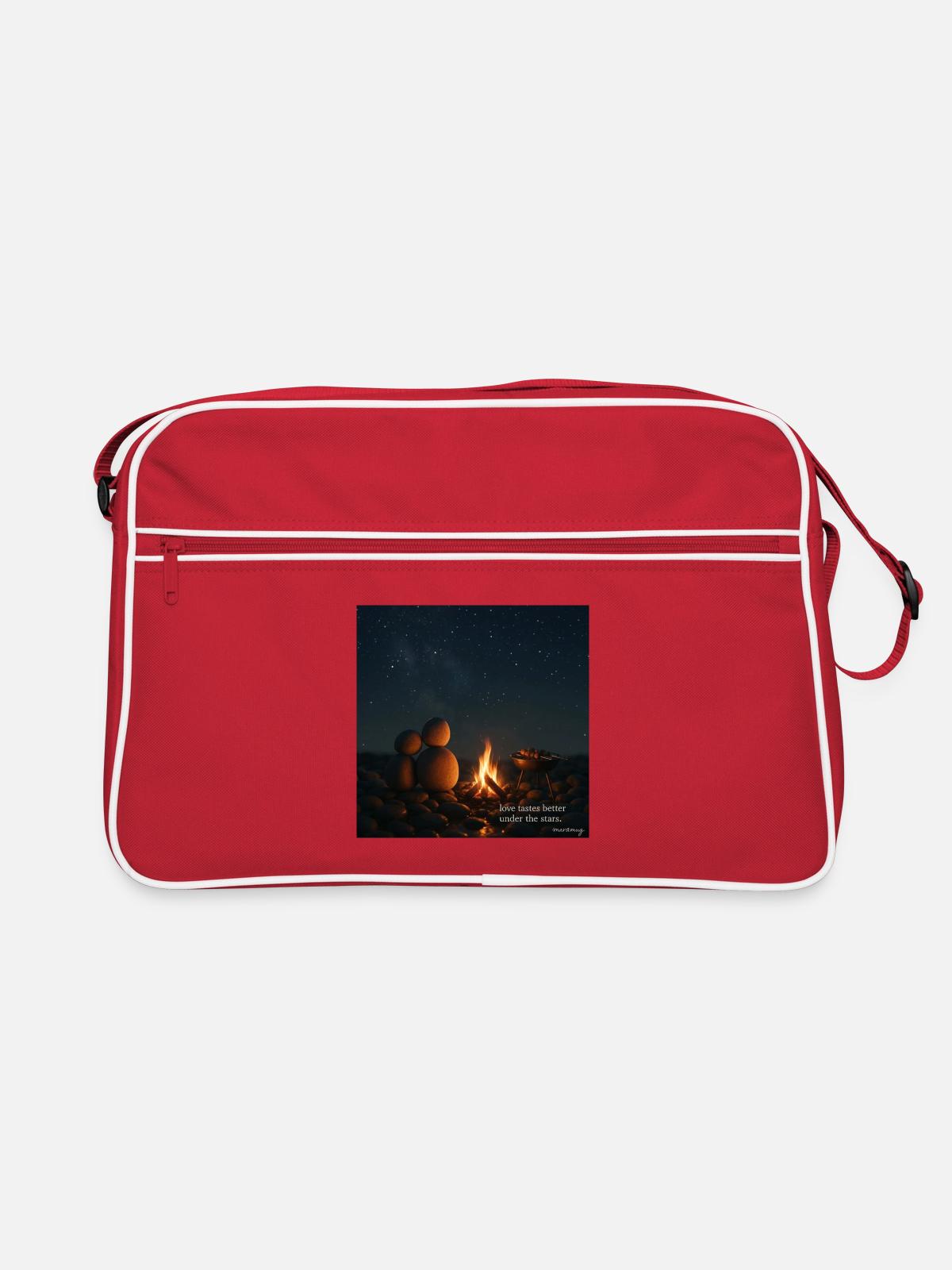 Mar&Mug story's - Retro Bag - red/white - Front