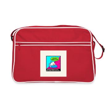 Energieträume-Modus - Retro Tasche - Rot/Weiß - Vorne