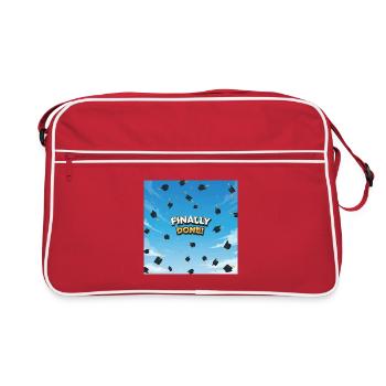 Enfin terminé, dernière célébration - Sac Retro - rouge/blanc - Devant