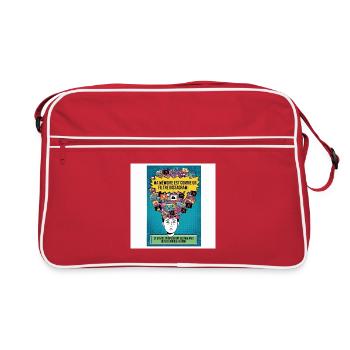 Memoire Filtre Instagram Humour - Sac Retro - rouge/blanc - Devant