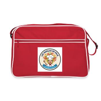 Les Papilles en Folie Colorful Chef - Retro Bag - red/white - Front