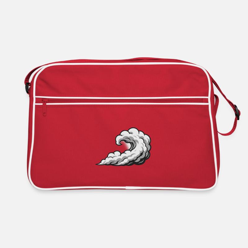 Swirl Cyclone Cloud Graphic Retro Bag