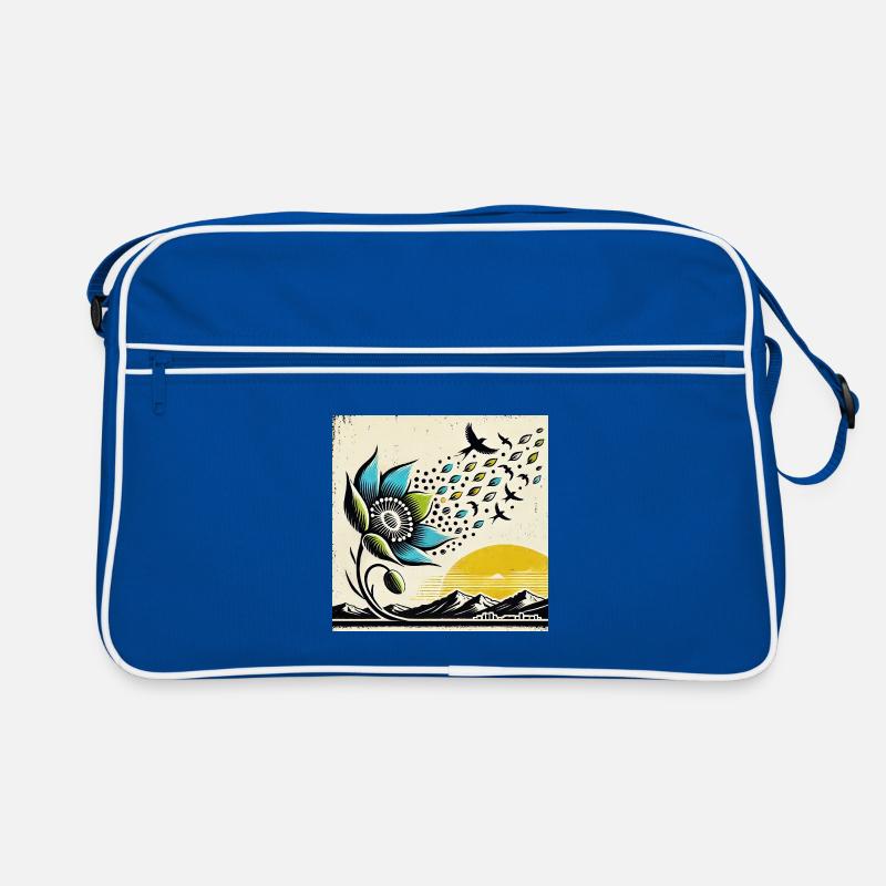 Vogelzug Retro Tasche