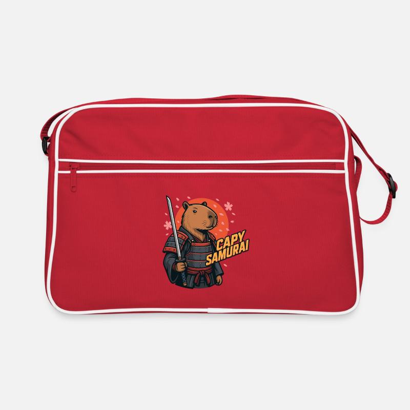 Capy Samurai – Guerrier Zen Capybara 🐾 Sac Retro
