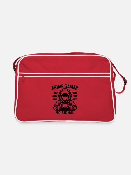 Anime Gamer Without Signal - Retro Bag - red/white