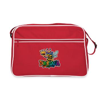diversalia2026-2 - Retro Tasche - Rot/Weiß - Vorne