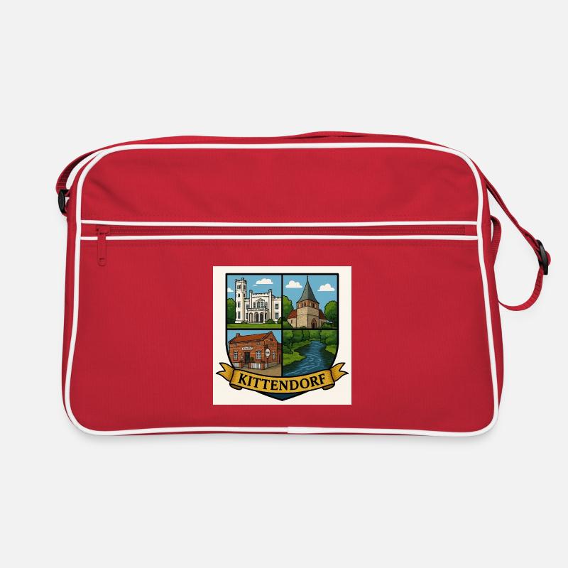 Kittendorf Coat of Arms Collage Retro Bag