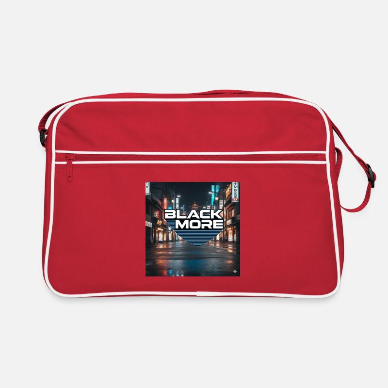 Noir Plus Néon Conception de la Nuit Sac Retro