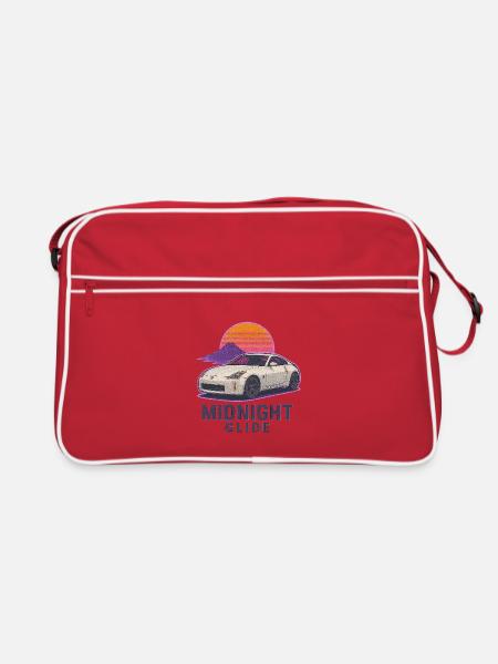 Midnight Glide Retro Sunset Auto - Retro Bag - red/white - Front