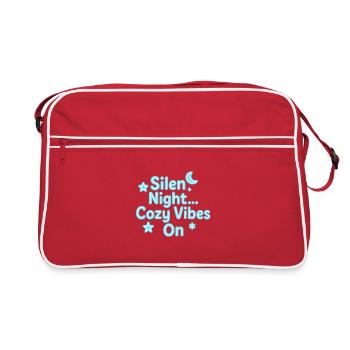 Silen Night Neon Cozy Vibes - Retro Bag - red/white - Front